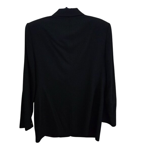 Talbots Vintage Classic Worsted Wool Made In USA Single Breasted Blazer Size 12 - Picture 2 of 5